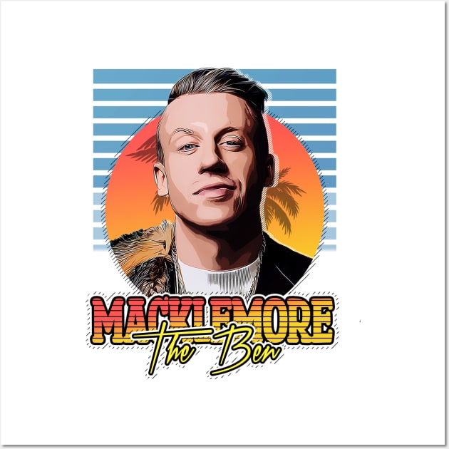 Retro Macklemore // The Ben style Flyer Vintage Wall Art by Now and Forever